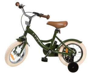 barncykel-stoy-classic-vintage-gron-12-tum